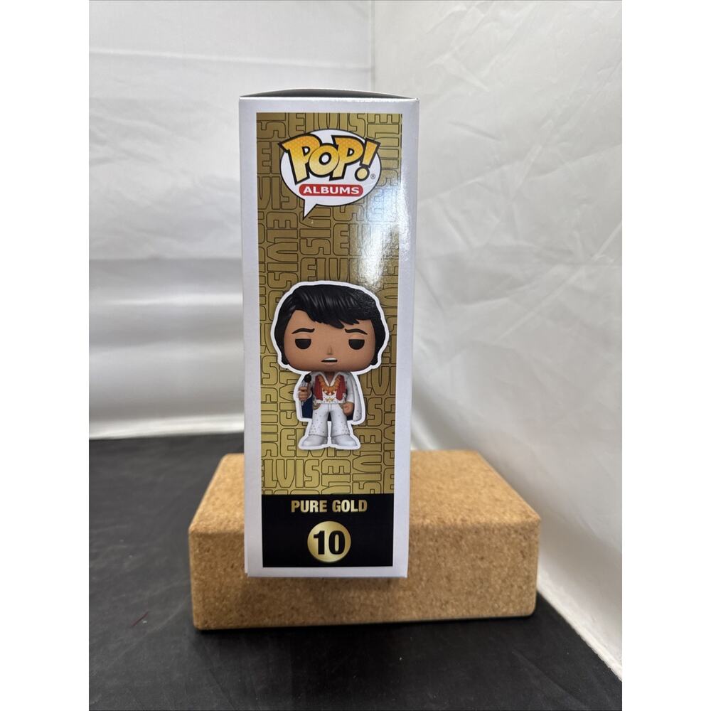 Funko Pop Albums Elvis Presley Pure Gold #10 Walmart Exclusive Vinyl Figure New - Picture 3 of 7